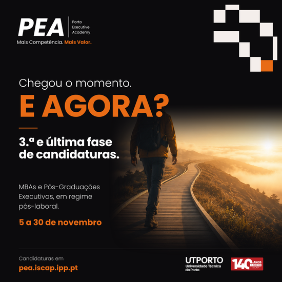 Candidaturas abertas: 3.ª fase 2026/2027