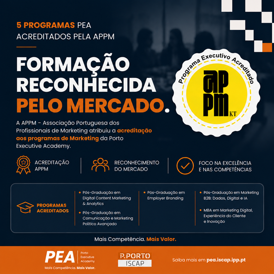 Cinco programas da Porto Executive Academy acreditados pela APPM