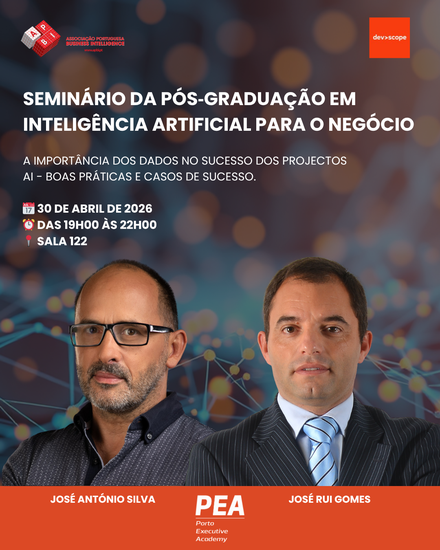 Seminário PG em IA para o Negócio - Dados: o fator crítico que determina o sucesso (ou fracasso) dos projetos de IA