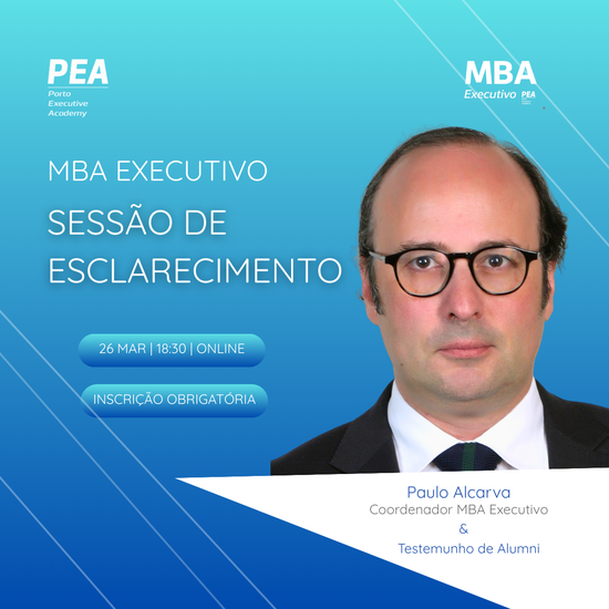 Sessão Online de Esclarecimento | MBA Executivo PEA