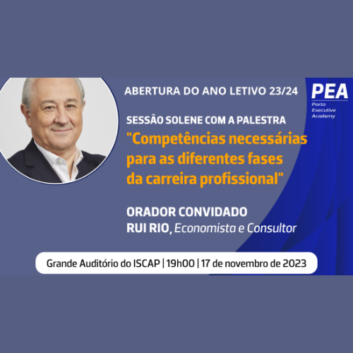 Sessão Solene de Abertura do Ano Letivo 2023/2024 da Porto Executive Academy